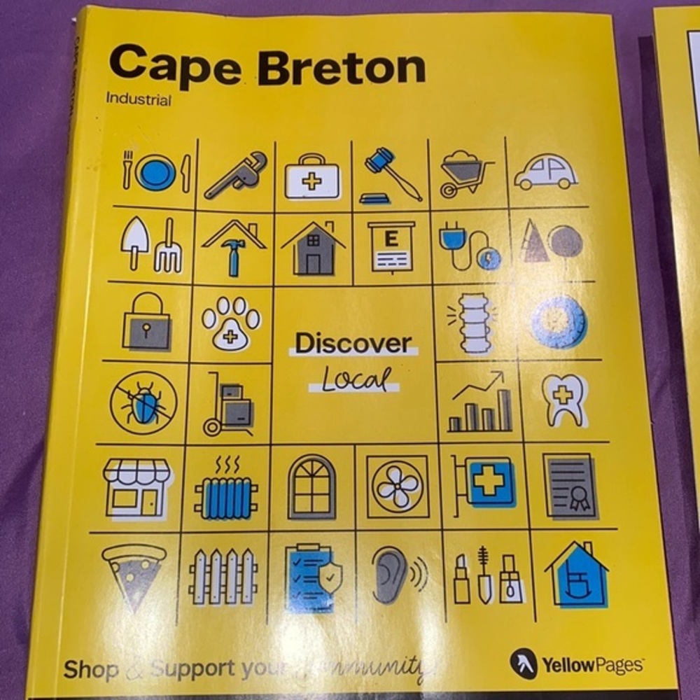 Industrial Cape Breton Phone Book July 2022 I have 2 of these like new